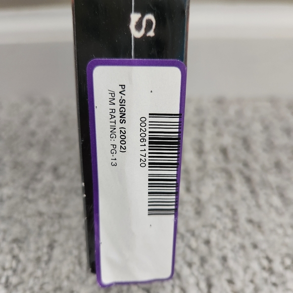 Signs VHS M. Nighy Shyamalan - Picture 5 of 5